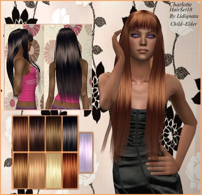 Charlotte hair mesh set